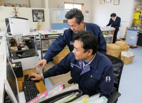 北海道アトラスの仕事場